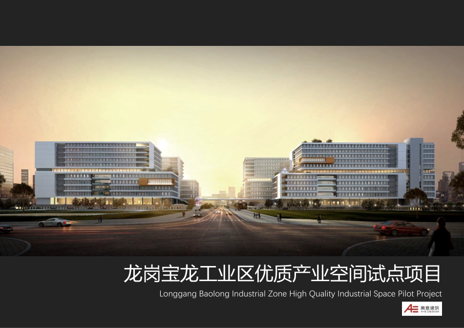 宝龙工业区优质产业建筑方案设计_第1页